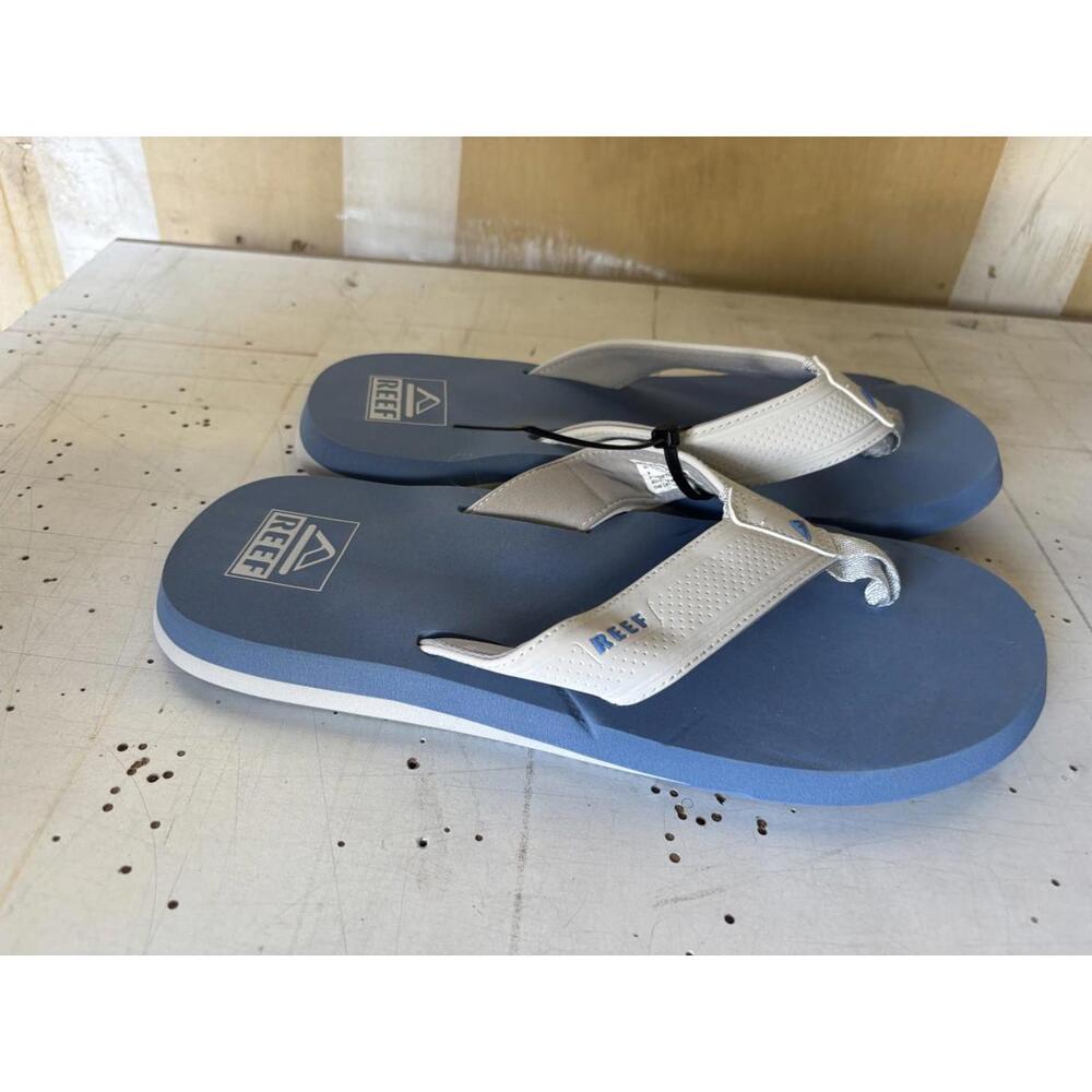 REEF Men's The Layback Blue Light Grey Size 9 Medium Width Brand NEW